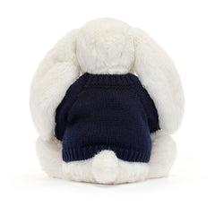 Bashful Twinkle Bunny with Personalized Navy Jumper