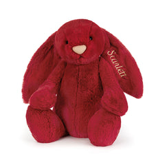 Personalized Bashful Luxe Bunny Scarlett Huge