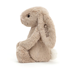 Personalized Bashful Beige Bunny Medium