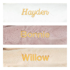 Personalized Bashful Luxe Bunny Willow Blankie