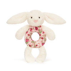 Blossom Cream Bunny 'Berry' Ring Rattle