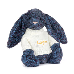 Hopscone Luxe Bunny with Personalized Cream Jumper
