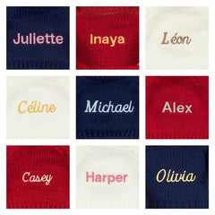 Blossom Beige Bunny 'Petal' with Personalized Red Jumper