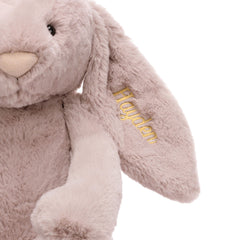 Personalized Bashful Luxe Bunny Rosa Huge